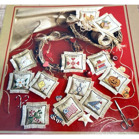 Counted Cross-Stitch & Leisure Arts Magazines - 20 Projects Decorative Linen Wed - Picture 2 of 4